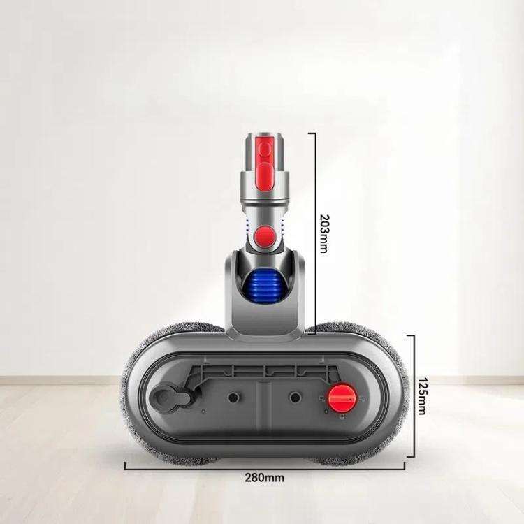 Electric Mop Head Attachment For Dyson V15 / V11 / V10 / V7 / V8 Vacuum Cleaner With 4 Rags