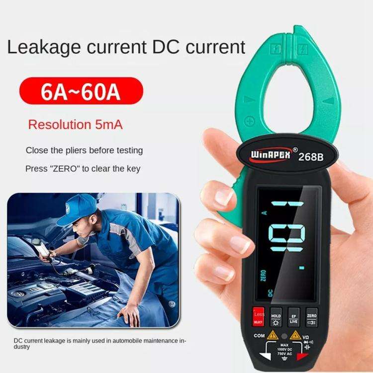 WINAPEX Clamp Meter High-precision AC / DC Voltage and Current Meter(268B)