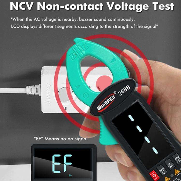 WINAPEX Clamp Meter High-precision AC / DC Voltage and Current Meter(268B)
