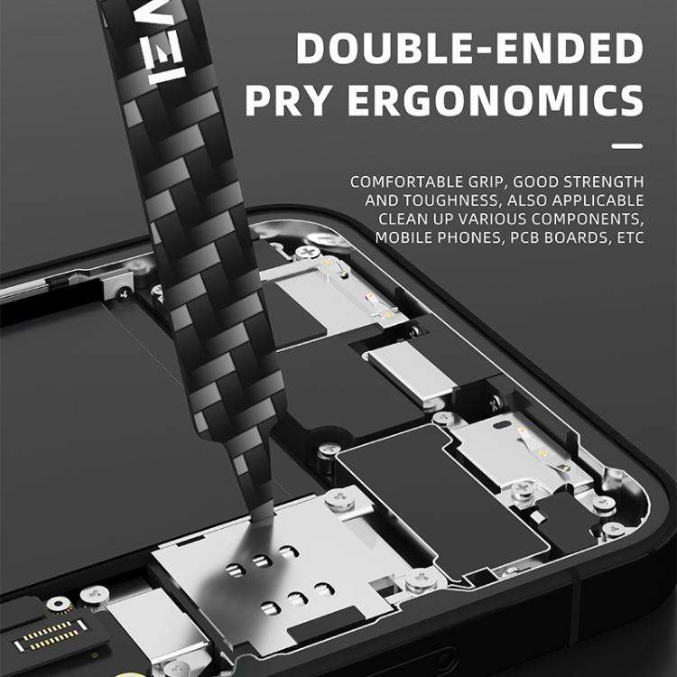 LUOWEI 3pcs /Set Carbon Fiber Plastic Pry Stick Anti-static Multi-purpose Disassembly Bar