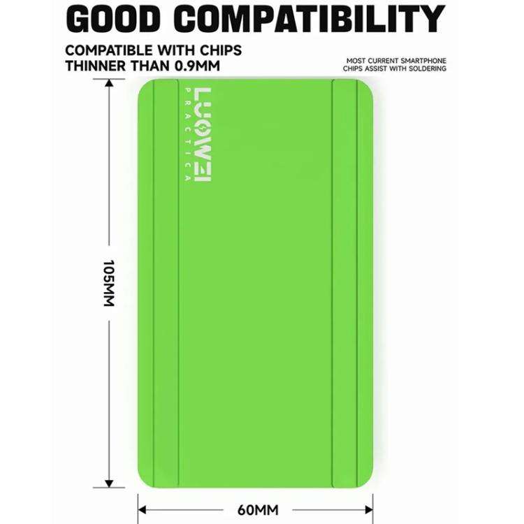 LUOWEI Base+Cushion Tinning Mesh CPU Chip Magnetic Table Tinning Silicone Pad