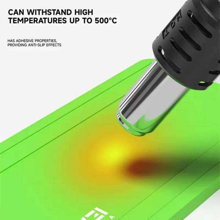 LUOWEI Base+Cushion Tinning Mesh CPU Chip Magnetic Table Tinning Silicone Pad