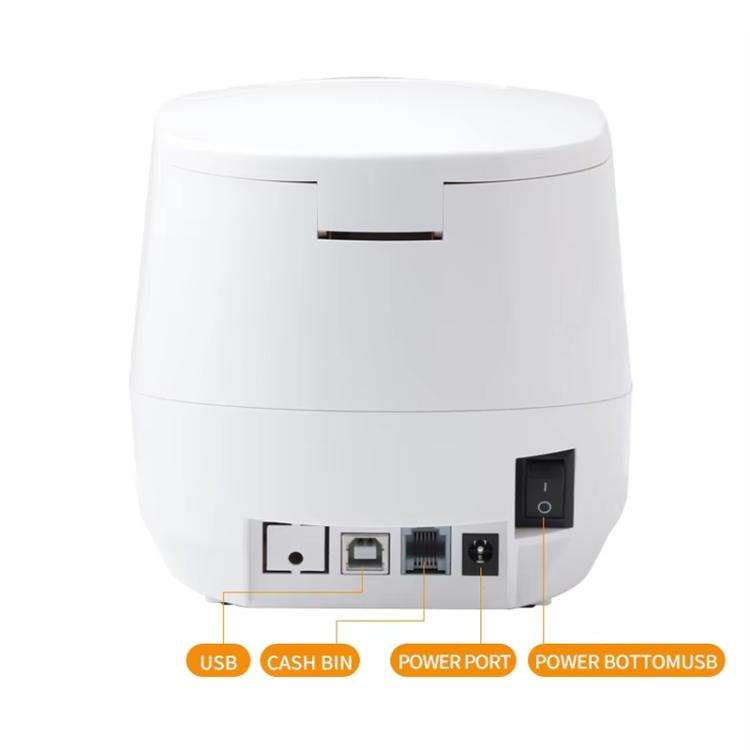 Xprinter XP-237B Barcode QR Code Supermarket Receipt Label Thermal Printer, Spec: USB+BT(US Plug)