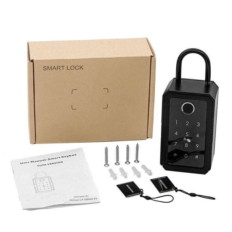 TTLOCK App  Smart Bluetooth Key Box Supports Fingerprint/APP/Password/IC Card Unlocking