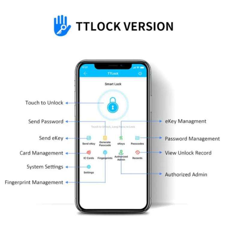 TTLOCK App  Smart Bluetooth Key Box Supports Fingerprint/APP/Password/IC Card Unlocking