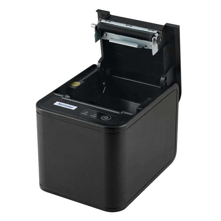 Xprinter XP-80T 80mm QR Code Supermarket Receipt Label Thermal Printer, Spec: USB(UK Plug)
