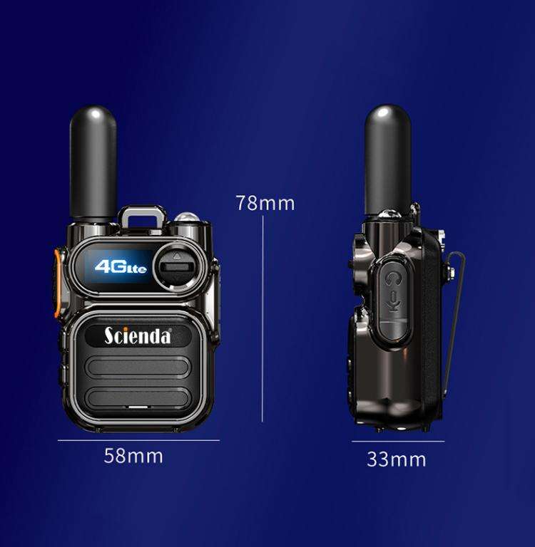 Scienda G388 Global-PTT 4G Two-way Wireless Walkie-talkie Portable Remote Communicator(Green)