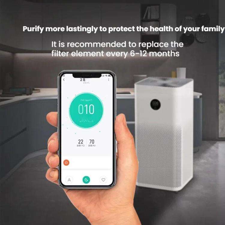 For Xiaomi Air Purifier Max 2pcs Filter HEPA Activated Carbon Purification Filter Element(Green)