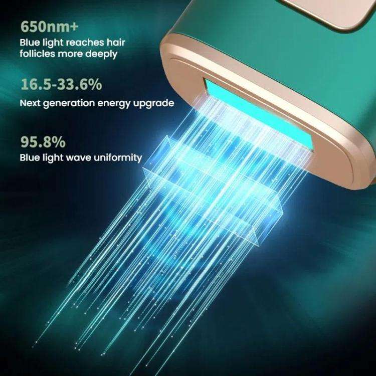 Sapphire Ice Sense Painless Laser Hair Remover Intense Pulse Ice Hair Removal Device, Style: Crys...