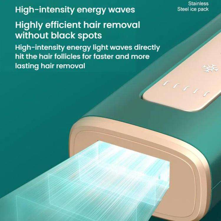 Sapphire Ice Sense Painless Laser Hair Remover Intense Pulse Ice Hair Removal Device, Style: Crys...