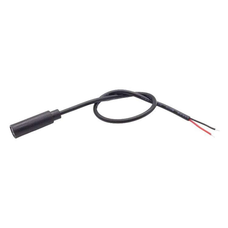 3.5mm Female Mono Cable 2Pin AUX Single Head Cable Speaker Audio Power Cord Audio Cord, Length: 25cm