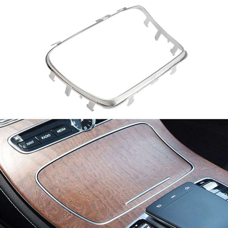 For Mercedes-Benz E-Class W213 Car Cup Holder Ashtray Cover Decorative Strips 2136830500(Silver)