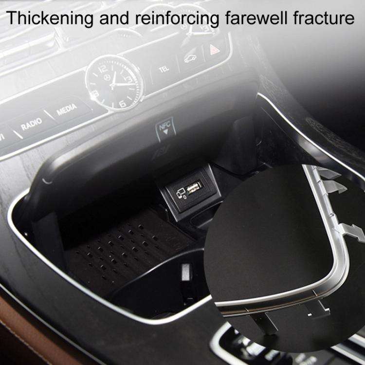 For Mercedes-Benz E-Class W213 Car Cup Holder Ashtray Cover Decorative Strips 2136830500(Silver)