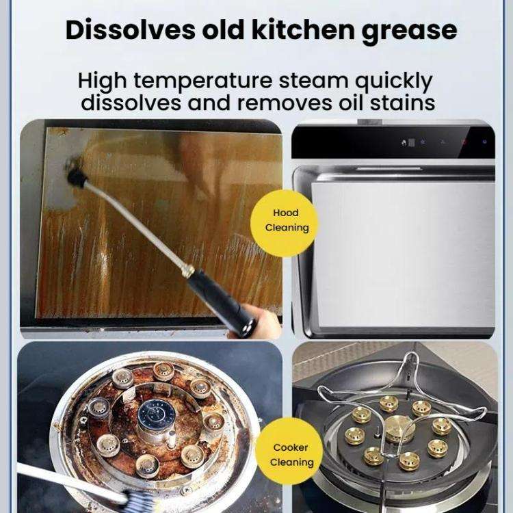 YAERDUN 1500W High Temperature Steam Cleaner Smart Digital Kitchen Hood Bathroom Cleaning Machine...