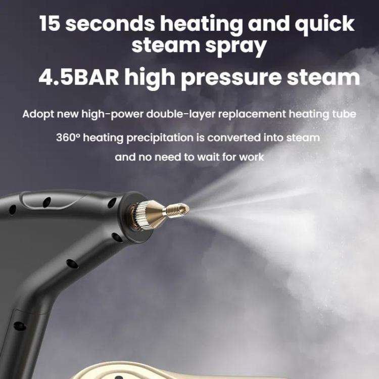 YAERDUN 1500W High Temperature Steam Cleaner Smart Digital Kitchen Hood Bathroom Cleaning Machine...