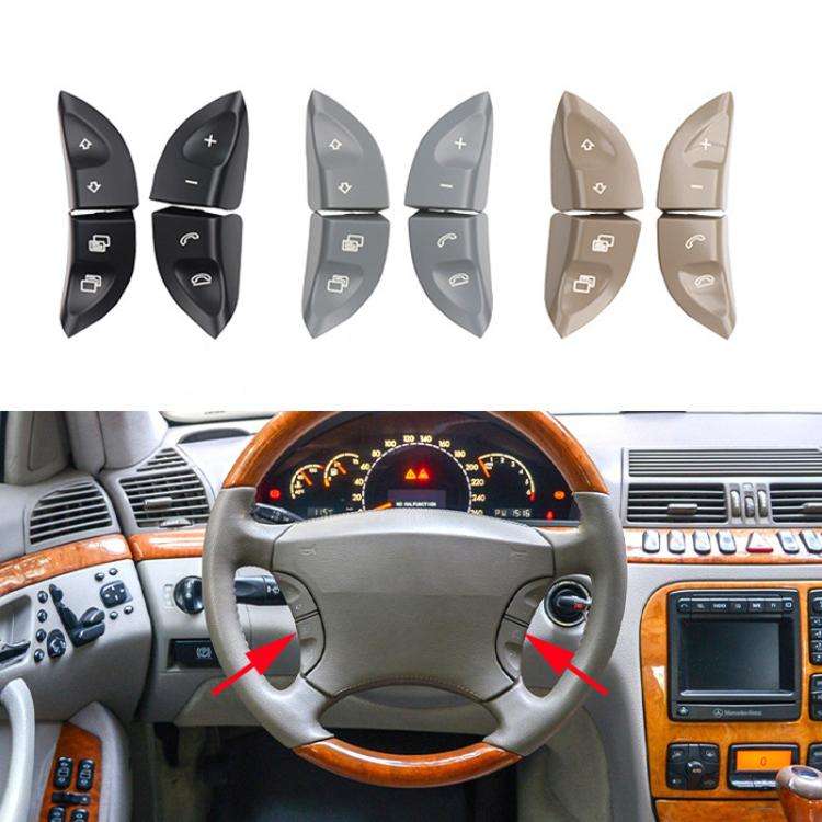 For Mercedes-Benz S-Class / CL-Class Car Steering Wheel Multi-Function Button Buttons 2208210679(...