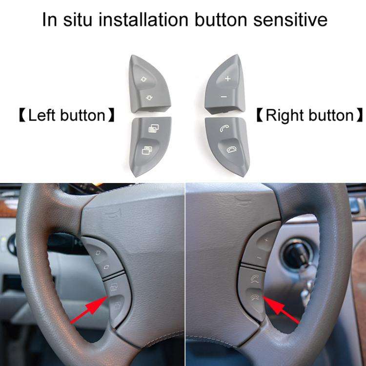 For Mercedes-Benz S-Class / CL-Class Car Steering Wheel Multi-Function Button Buttons 2208210679(...