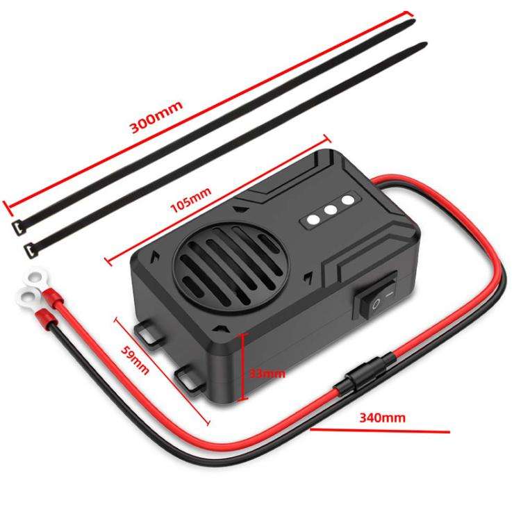 Ultrasonic Car Mouse Repeller Vehicle Rat Repeller(Black)