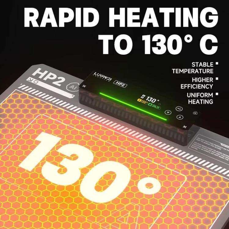 LUOWEI HP2 Screen Heating Table Constant Temperature Screen Removal Treasure Phone Tablet Screen ...