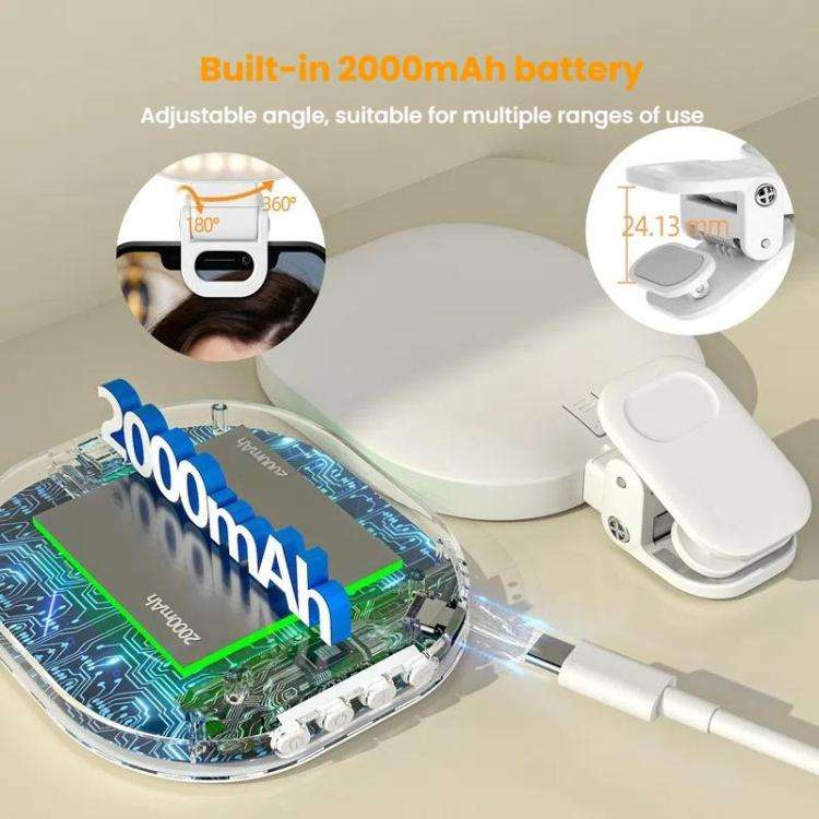 Smartphone Fill Light Selfie Live Streaming Computer Laptop Photography Light LED Video Conferenc...
