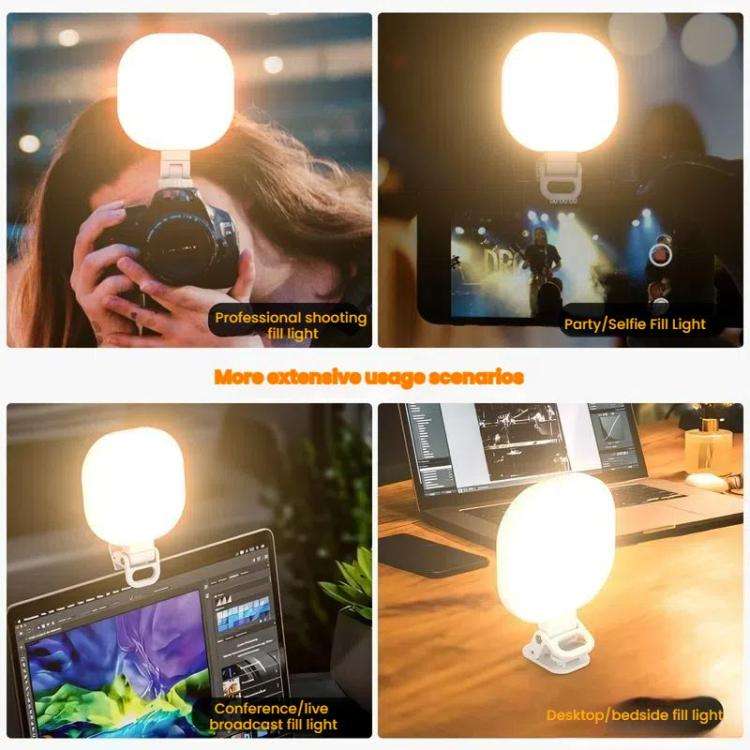 Smartphone Fill Light Selfie Live Streaming Computer Laptop Photography Light LED Video Conferenc...