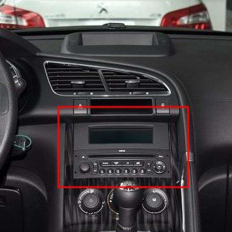 For 307 C4 Triumph 3008 Car Driving Computer Screen Frame Center Multi-function Screen Navigation...