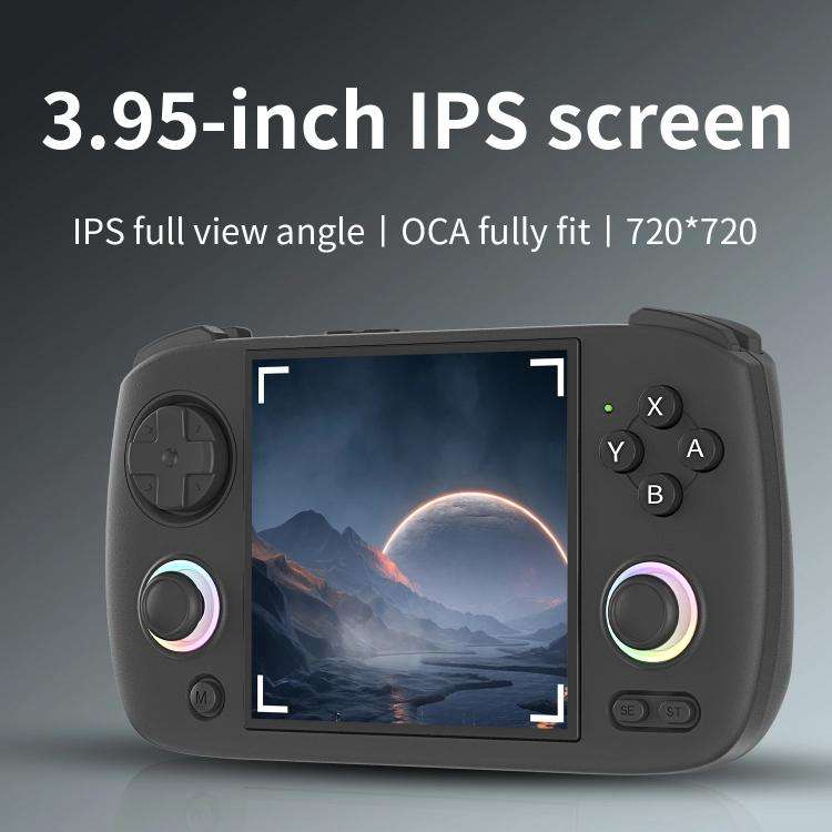 ANBERNIC RG CubeXX 3.95-Inch IPS Screen Handheld Game Console Supports WiFi Bluetooth, Linux 64-B...