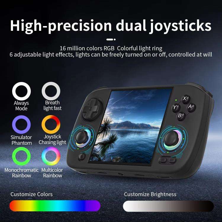 ANBERNIC RG CubeXX 3.95-Inch IPS Screen Handheld Game Console Supports WiFi Bluetooth, Linux 64-B...