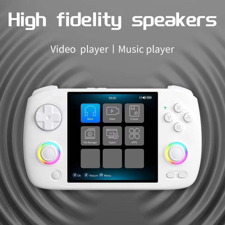 ANBERNIC RG CubeXX 3.95-Inch IPS Screen Handheld Game Console Supports WiFi Bluetooth, Linux 64-B...