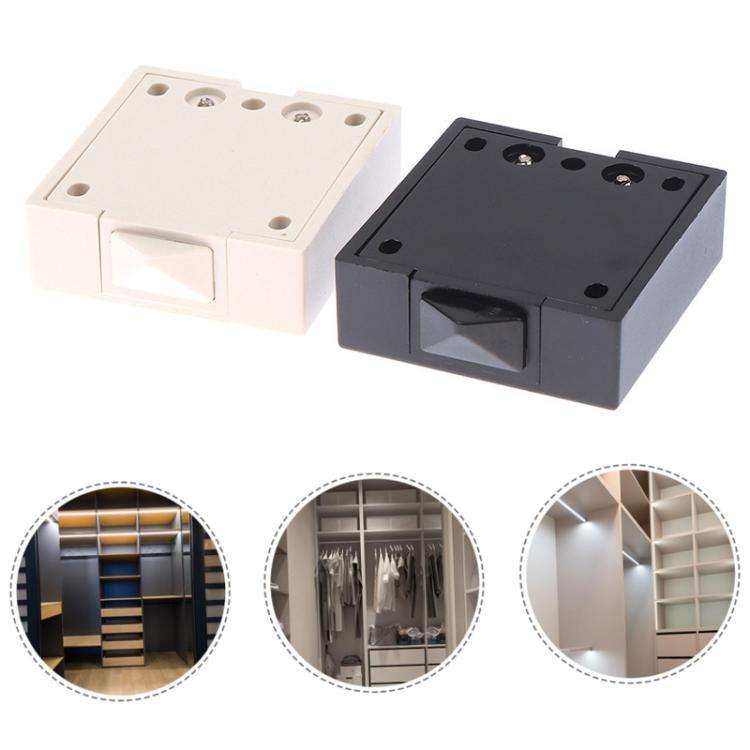 Cabinet Door Switch Normally Closed Self-Resetting Wardrobe Door Light Switch Hotel Cloakroom Doo...