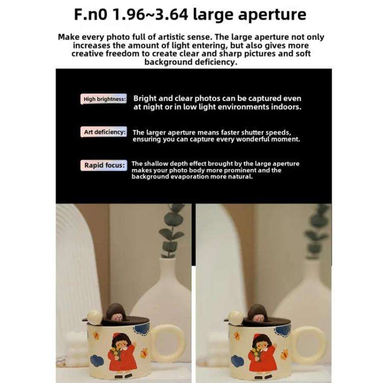 Ordro G930 8.0MP 5K CCD Digital Camera 5X Optical Zoom & Wide-Angle 3.2" Touch Screen Vlogging Ca...