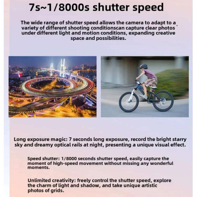 Ordro G930 8.0MP 5K CCD Digital Camera 5X Optical Zoom & Wide-Angle 3.2" Touch Screen Vlogging Ca...