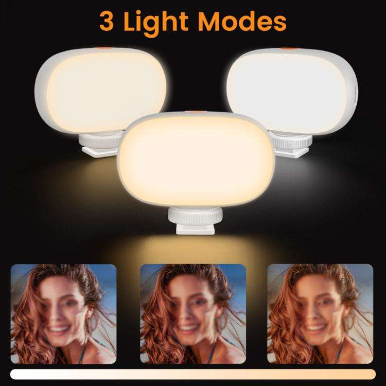 Camera Mini Fill Light LED Cell Phone Soft Light Video Conference Photography Lamp Handheld Selfi...