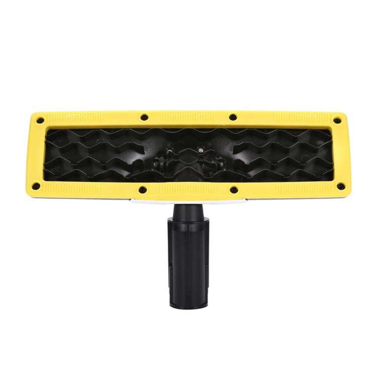 For Karcher SC3upright Steam Cleaner Magic Floor Brush, Style: Black White+2 Cloths