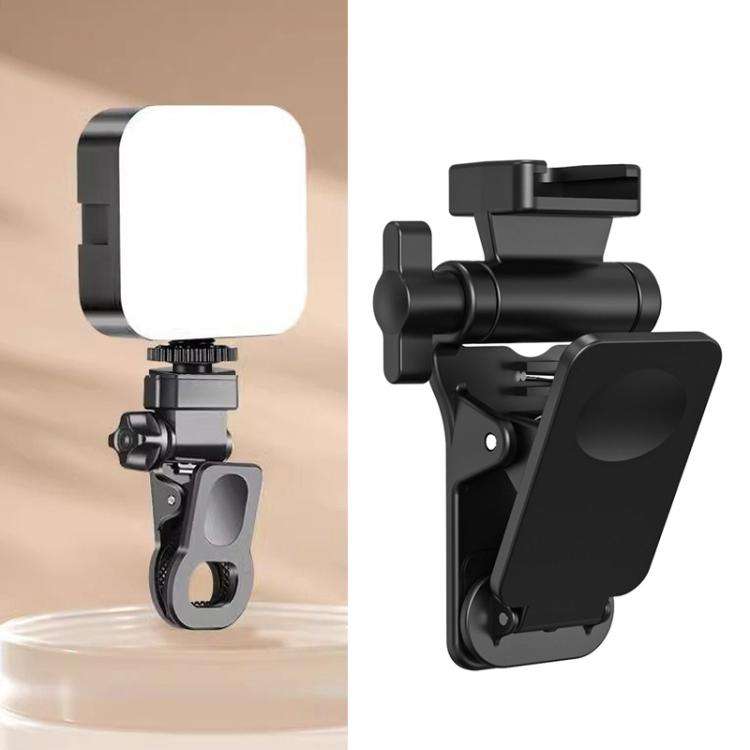 LED Selfie Fill Light Clamp Cell Phone Pocket Fill Light Cold Boot Clip Laptop Tablet External Fi...