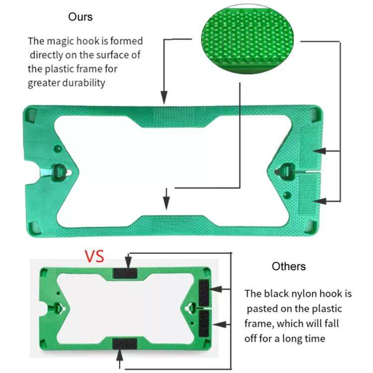 For Vorwerk Kobold SP7 / SP600 / SPB100 Vacuum Cleaner Magic Brush Frame(Green)