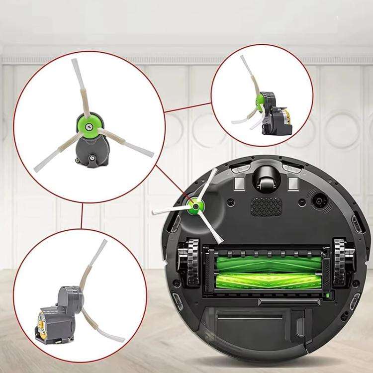 For iRobot Roomba 500 / 600 / 700 Series Side Brush Motor Vacuum Cleaner Replacement Parts(Gray G...