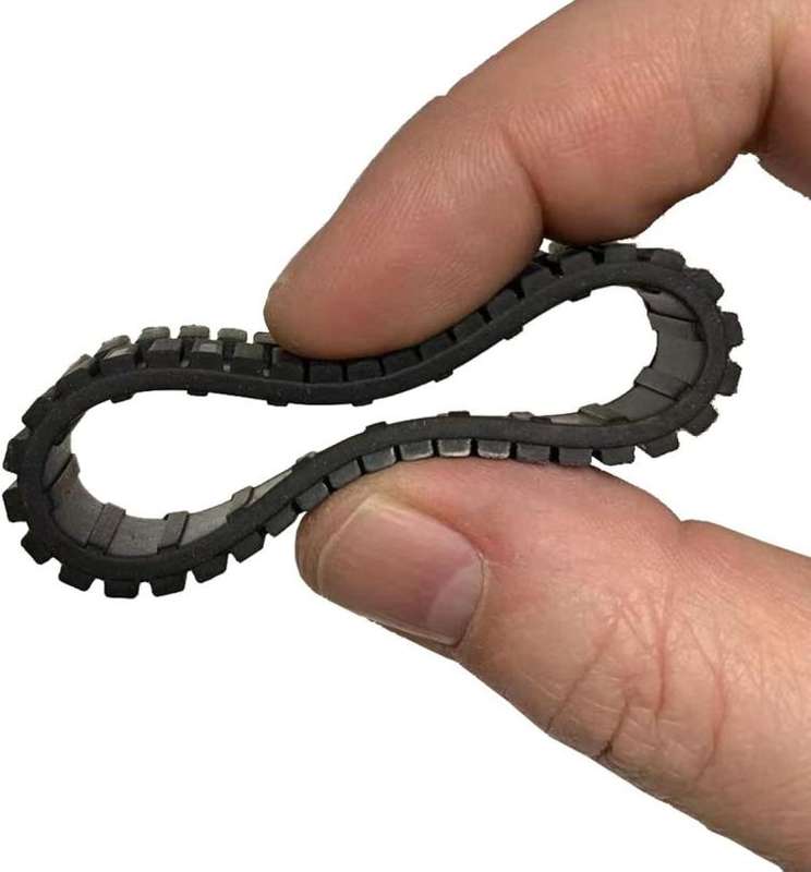 For iRobot Braava 380 / 380T / 320 / Mint 5200 Vacuum Cleaner Rubber Wheel(Black)