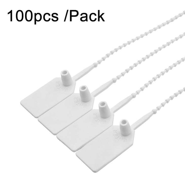 100pcs /Pack Plastic Seals Beaded Type Security Seals Container Fire Equipment Nylon Ties Snap Ta...