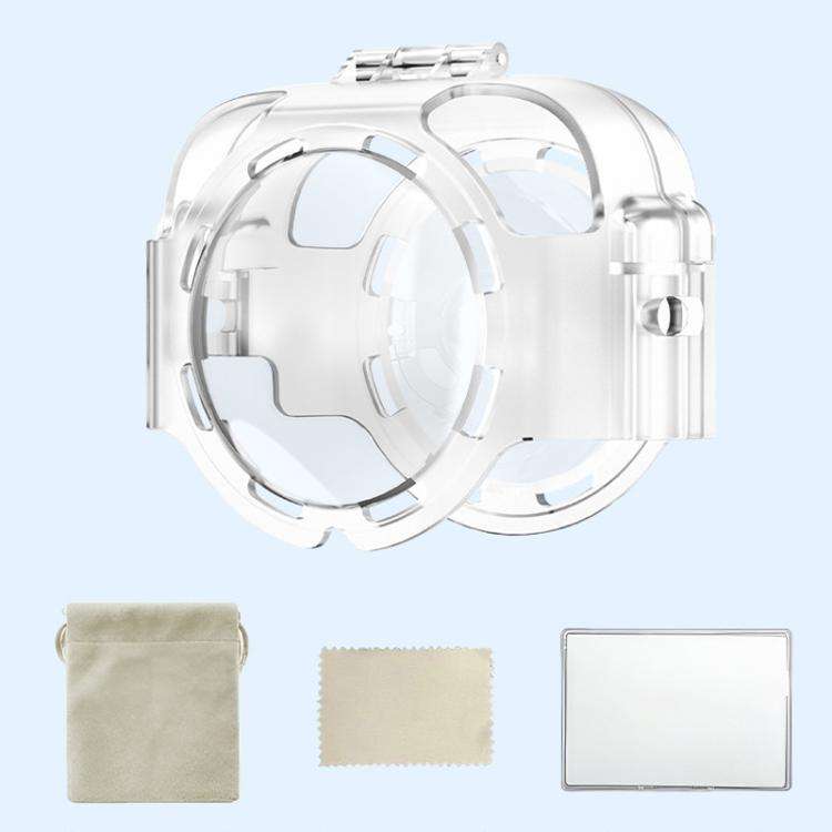 For Insta360 X4 HEPAIL AC37 Lens Anti-fog Snap-on Protective Mirror Front and Rear Lens Protectors