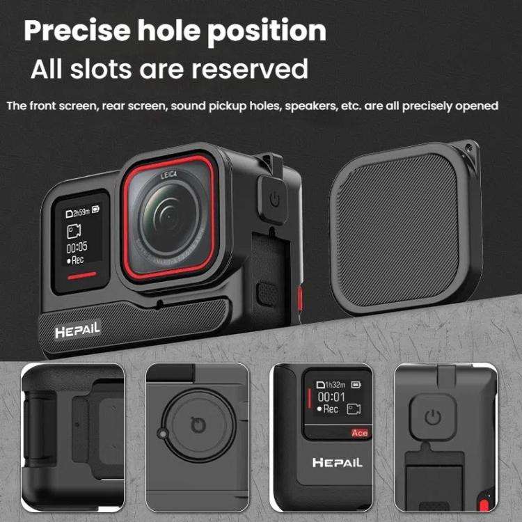 For Insta360 Ace HEPAIL 104M Silicone Protective Case