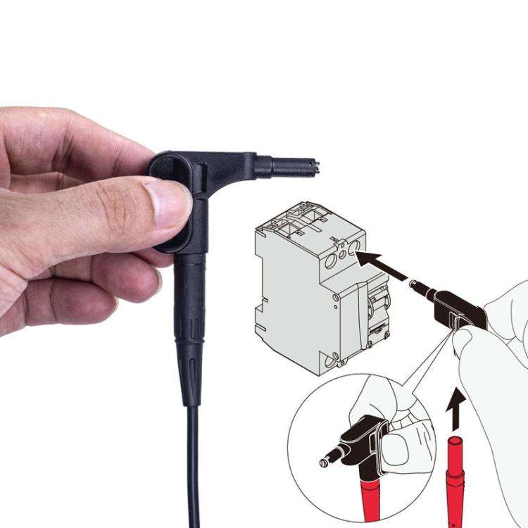 4mm Multimeter Solder-Free Magnetic Suction Head Terminal(Red BC0017013400)