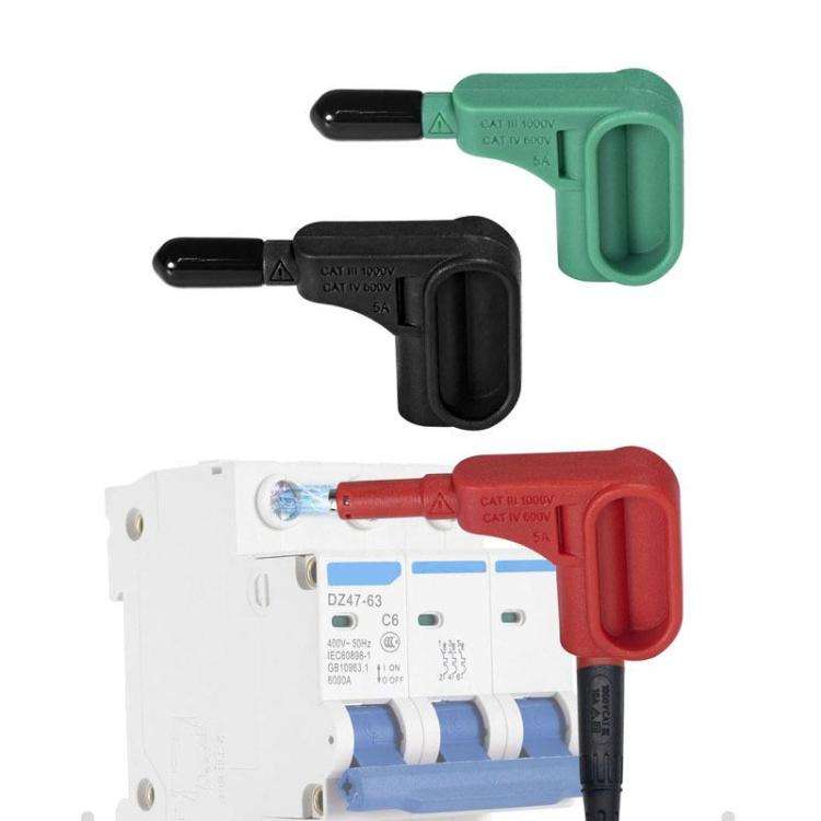 4mm Multimeter Solder-Free Magnetic Suction Head Terminal(Green BC0017013600)