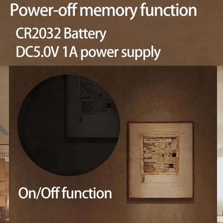 11.6-Inch White Light Wall Clock With Remote Control Multi-Functional Alarm Clock Bamboo+Black