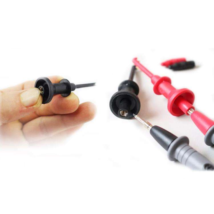 1pair Universal Multimeter Extended Telescopic Test Hook(2mm Straight Plug)