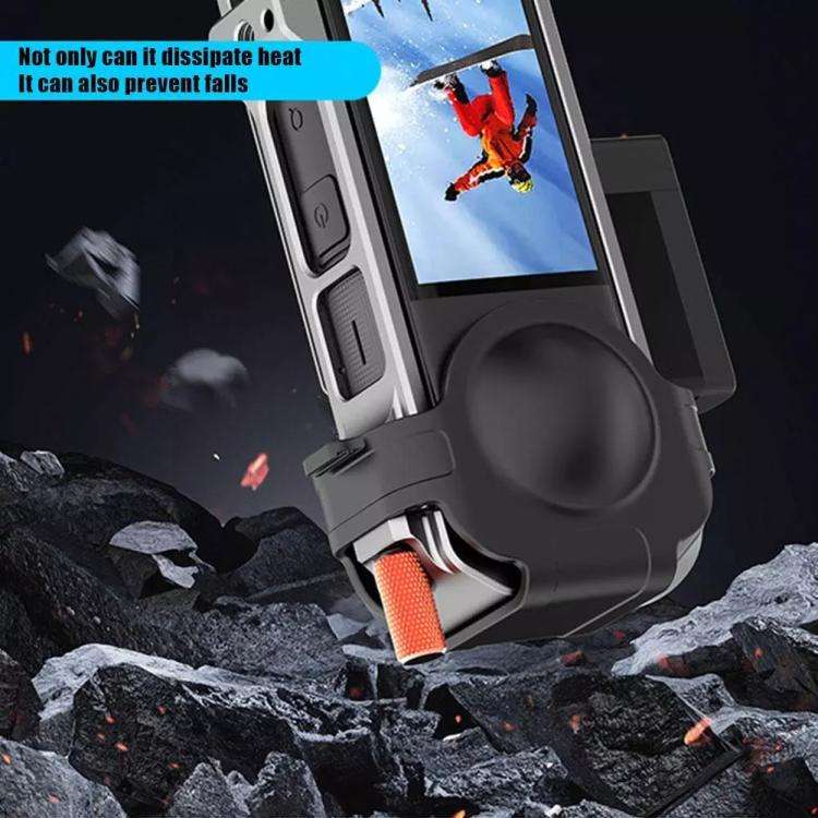 For Insta360 X4 HEPAIL Metal Heat Dissipation Magnetic Rabbit Cage