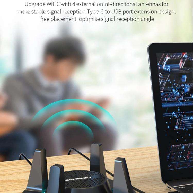 COMFAST CF-947AX  2.4G & 5.8G 900Mbps WiFi6 Bluetooth Network Card