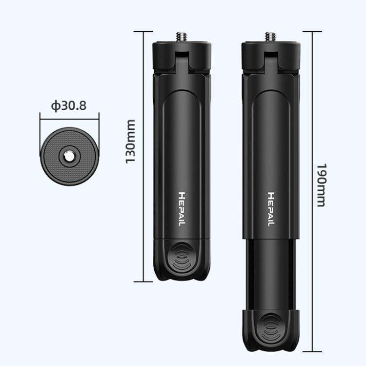 HEPAIL TD01 Desktop Handheld Tripod Photography Mini Camera Telescopic Small Three Legs