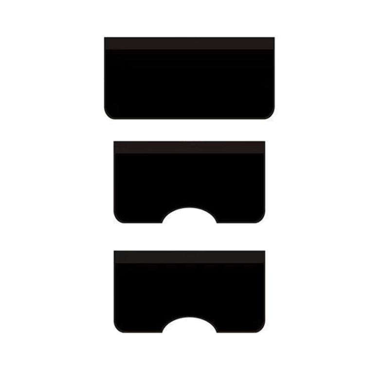 3pcs /Set Car Repair Fender Maintenance Washed Leather Protective Pad, Size: Large(Black)