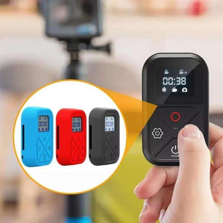For TELESIN T10 Remote Control Silicone Protective Case Anti-scratch and Drop-proof Cover(Blue)